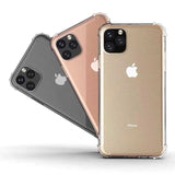 Apple iPhone 12 Kılıf Zore Nitro Anti Shock Silikon Renksiz