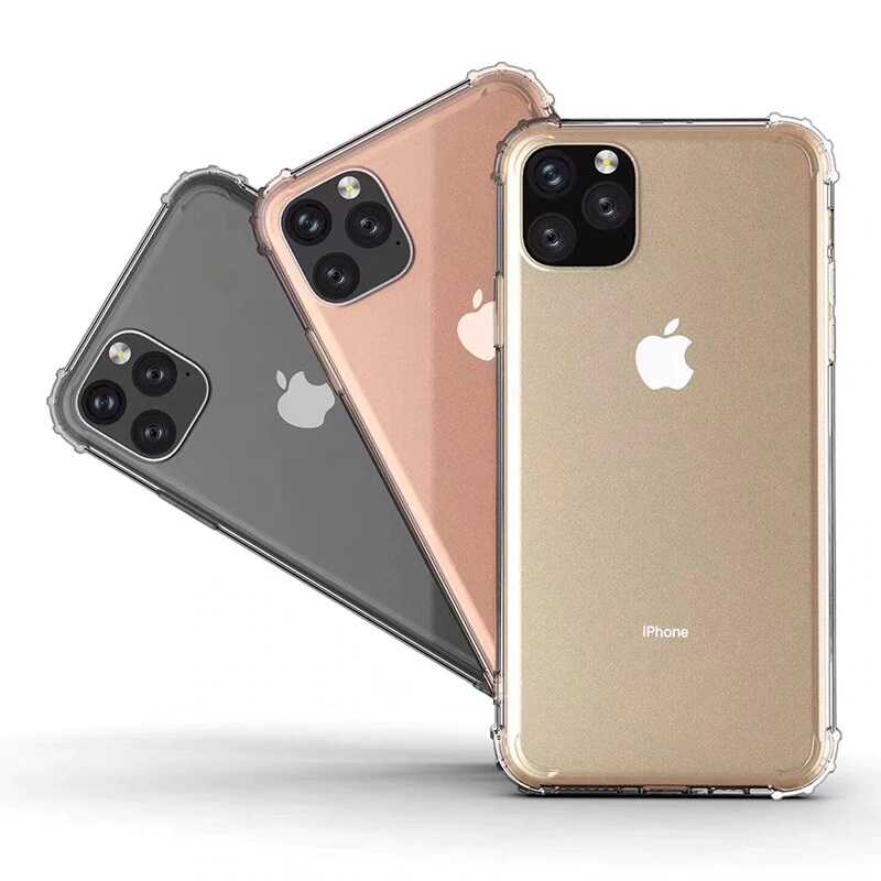 Apple iPhone 12 Kılıf Zore Nitro Anti Shock Silikon Renksiz