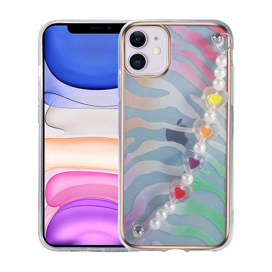 Apple iPhone 12 Kılıf Zore Pilla Kapak Pembe