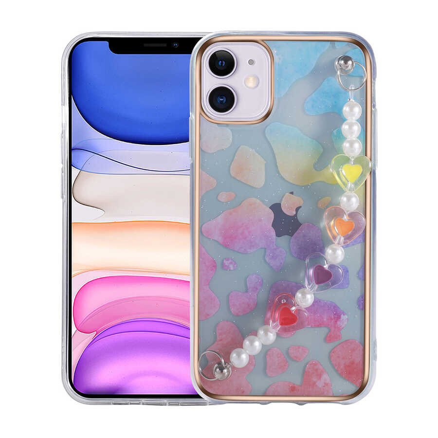 Apple iPhone 12 Kılıf Zore Pilla Kapak Colorful