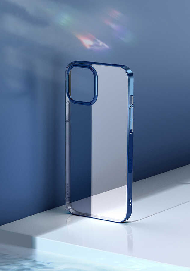Apple iPhone 12 Kılıf Zore Pixel Kapak Açık Yeşil