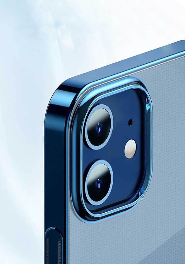 Apple iPhone 12 Kılıf Zore Pixel Kapak Açık Yeşil