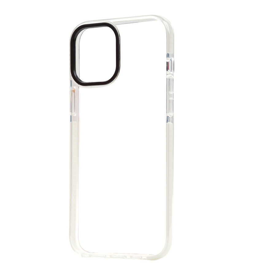 Apple iPhone 12 Kılıf Zore Punto Kapak Beyaz