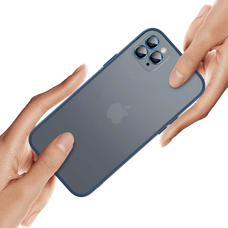 Apple iPhone 12 Kılıf Zore Retro Kapak Lila