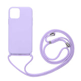 Apple iPhone 12 Kılıf Zore Ropi Kapak Mor