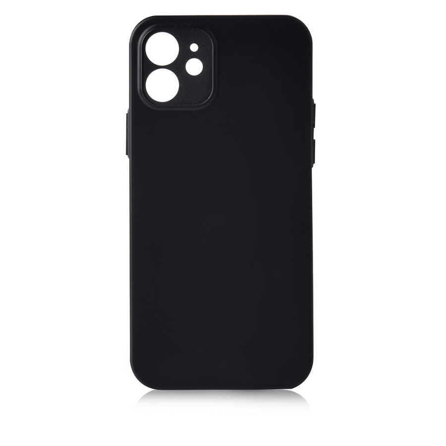 Apple iPhone 12 Kılıf Zore Slims Kapak Siyah