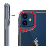 Apple iPhone 12 Kılıf Zore T-Max Kapak Renksiz