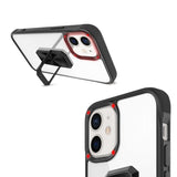 Apple iPhone 12 Kılıf Zore V-Bax Kapak Siyah