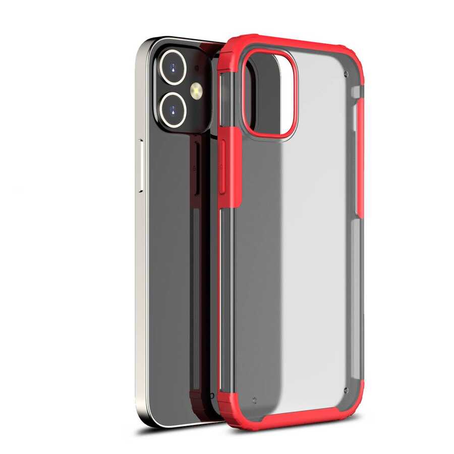 Apple iPhone 12 Kılıf Zore Volks Kapak Siyah