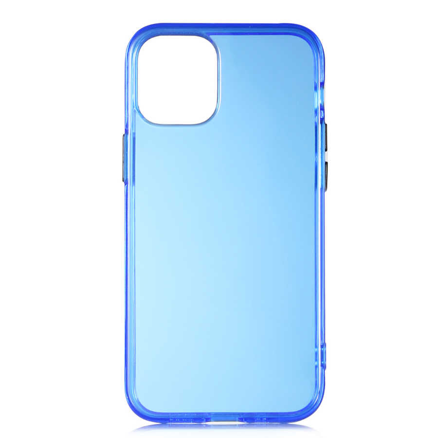 Apple iPhone 12 Mini Kılıf Zore Bistro Kapak Mavi