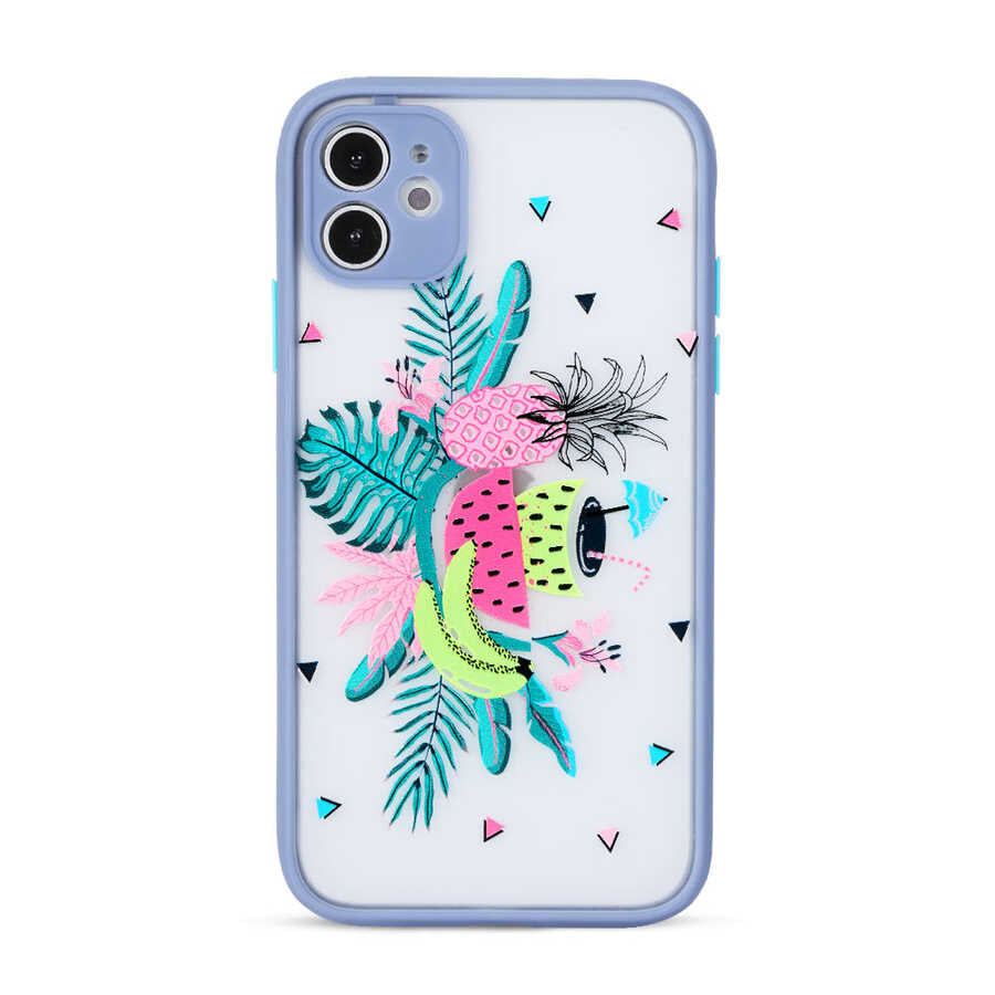Apple iPhone 12 Mini Kılıf Zore Fily Kapak Turkuaz