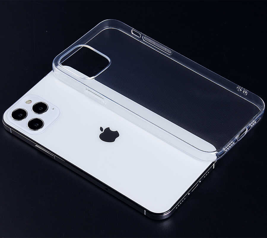 Apple iPhone 12 Mini Kılıf Zore İmax Silikon Siyah
