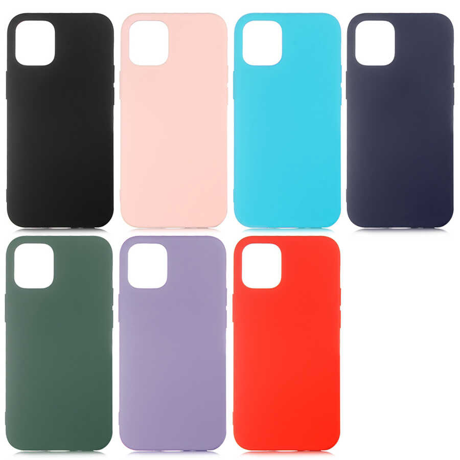 Apple iPhone 12 Mini Kılıf Zore LSR Lansman Kapak Mavi