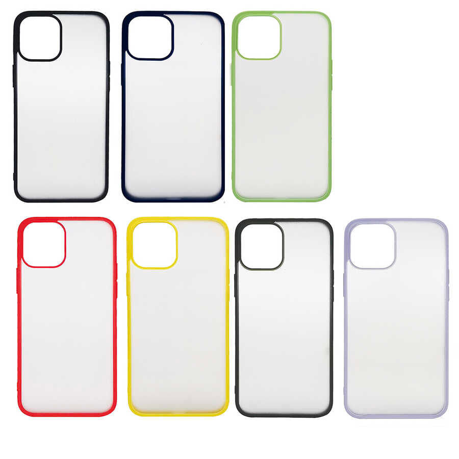 Apple iPhone 12 Mini Kılıf Zore Mess Kapak Mor