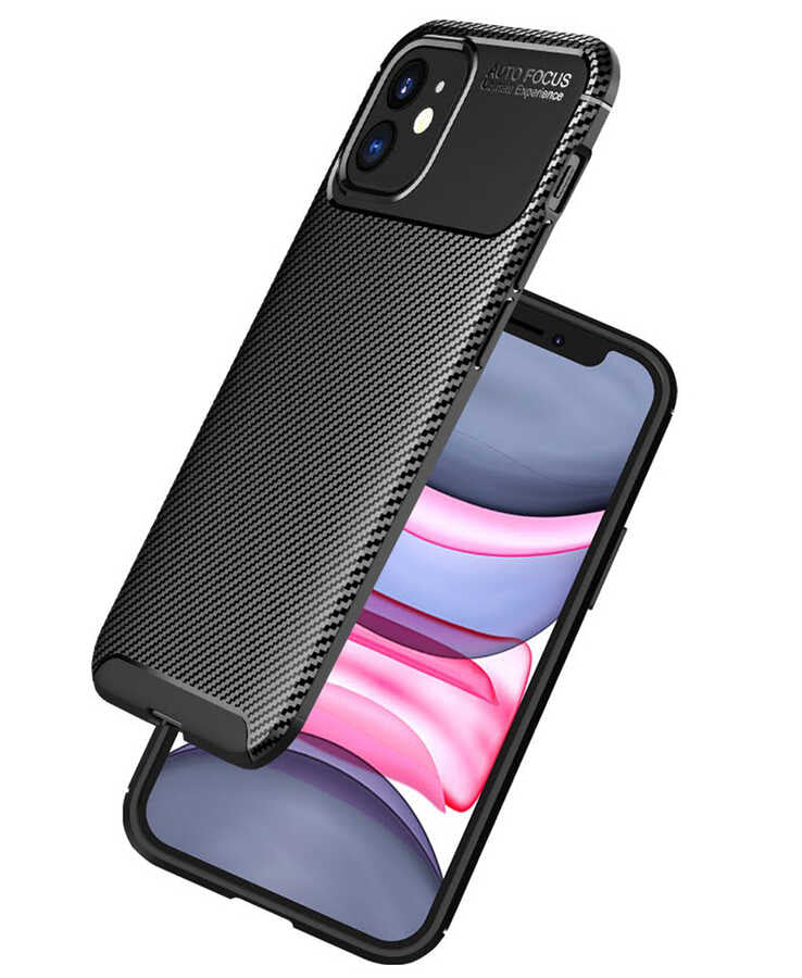 Apple iPhone 12 Mini Kılıf Zore Negro Silikon Kapak Kahverengi