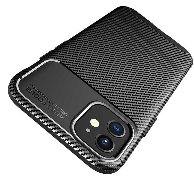 Apple iPhone 12 Mini Kılıf Zore Negro Silikon Kapak Kahverengi