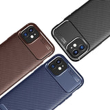 Apple iPhone 12 Mini Kılıf Zore Negro Silikon Kapak Kahverengi