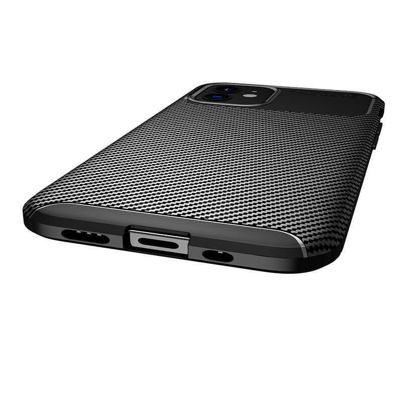 Apple iPhone 12 Mini Kılıf Zore Negro Silikon Kapak Kahverengi