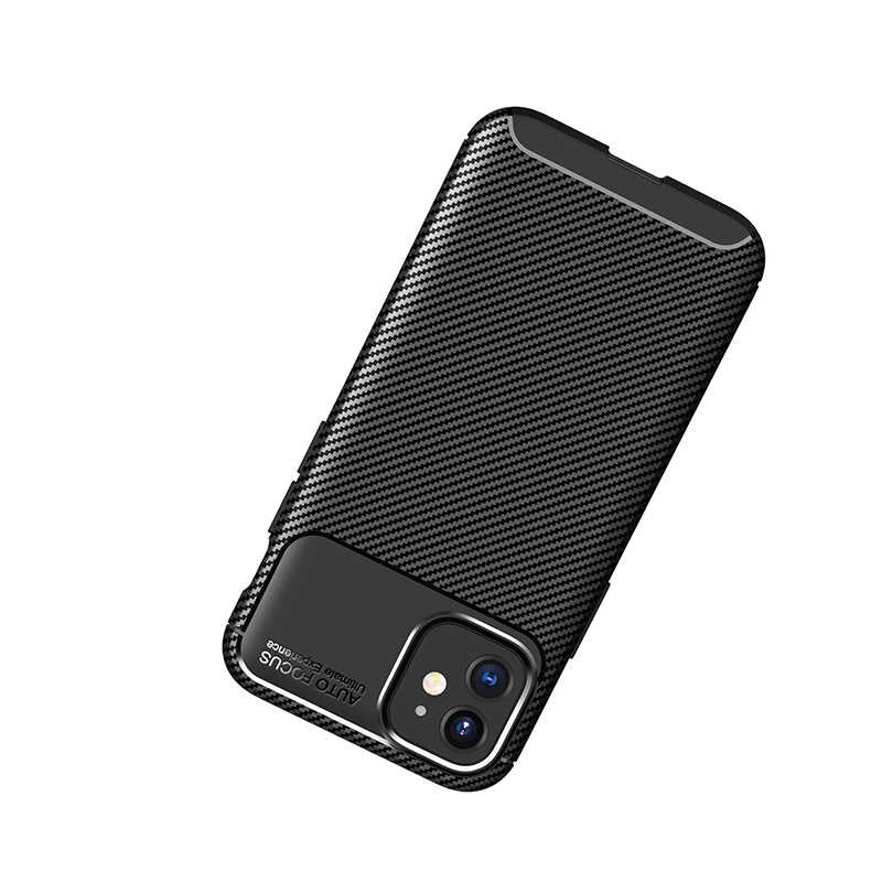 Apple iPhone 12 Mini Kılıf Zore Negro Silikon Kapak Kahverengi