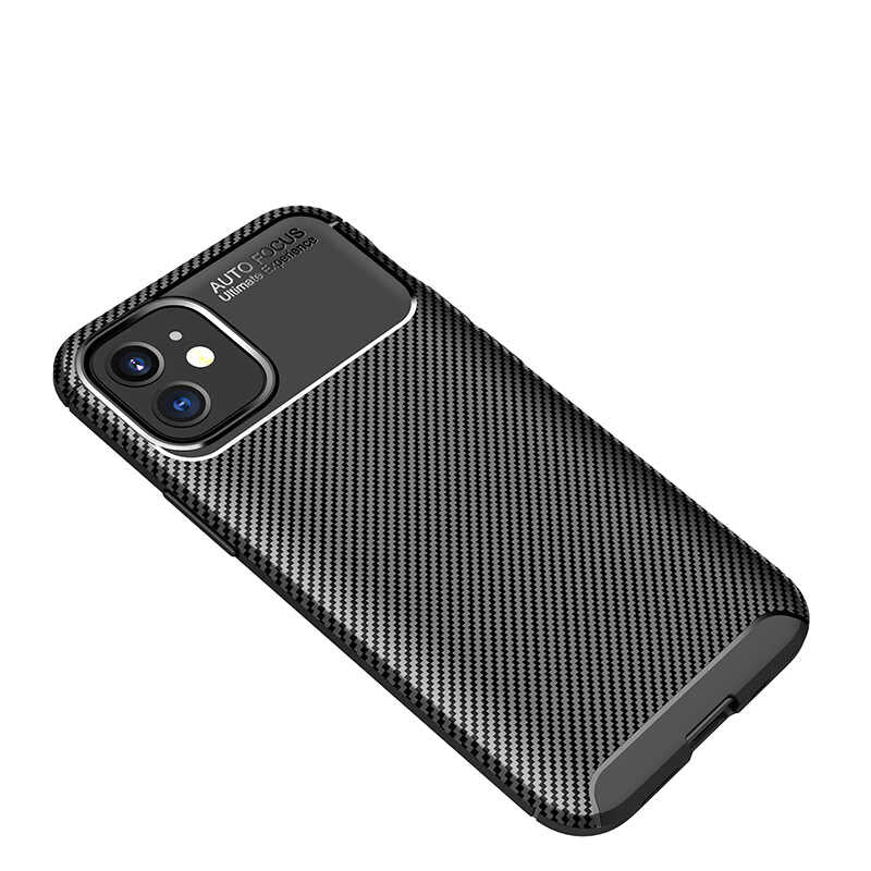 Apple iPhone 12 Mini Kılıf Zore Negro Silikon Kapak Kahverengi