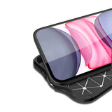 Apple iPhone 12 Mini Kılıf Zore Niss Silikon Kapak Kırmızı