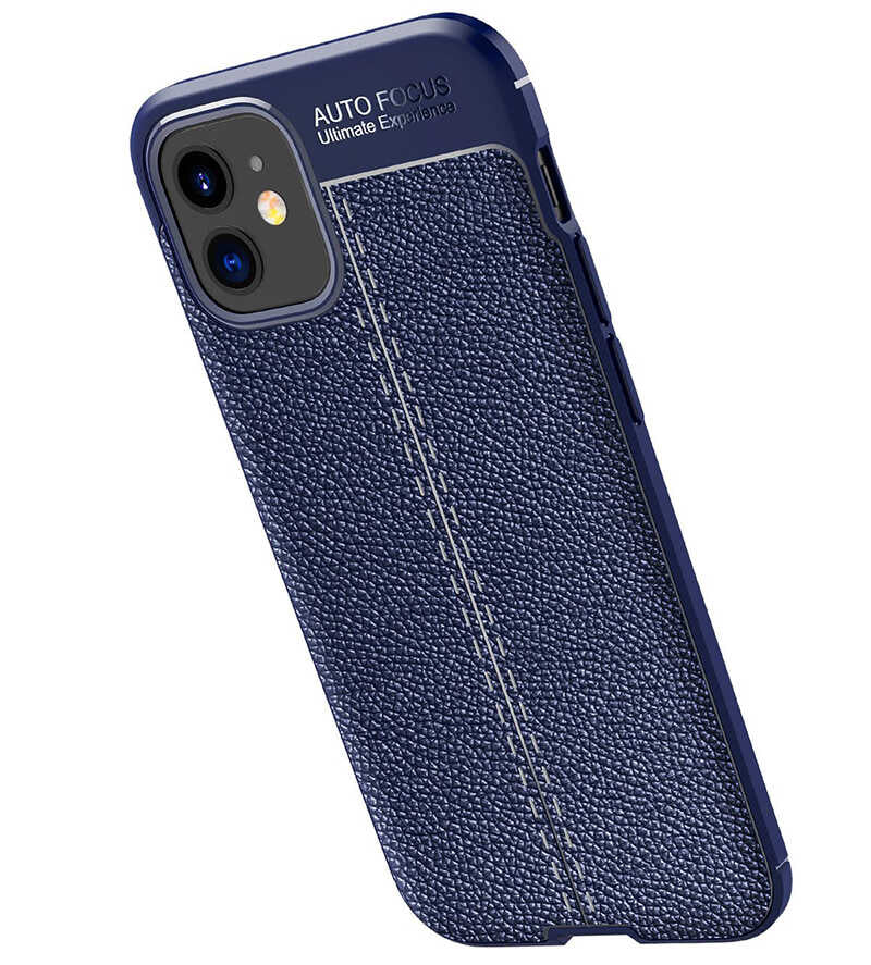 Apple iPhone 12 Mini Kılıf Zore Niss Silikon Kapak Lacivert