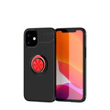 Apple iPhone 12 Mini Kılıf Zore Ravel Silikon Kapak Siyah-Kırmızı