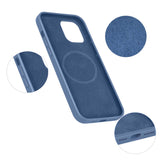 Apple iPhone 12 Mini Kılıf Zore Silksafe Wireless Kapak Pembe Açık