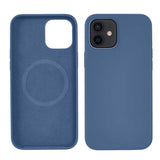 Apple iPhone 12 Mini Kılıf Zore Silksafe Wireless Kapak Pembe Açık