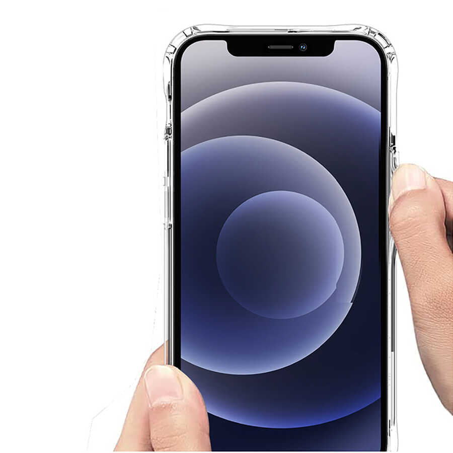 Apple iPhone 12 Mini Kılıf Zore Tacsafe Wireless Kapak Renksiz