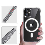 Apple iPhone 12 Mini Kılıf Zore Tacsafe Wireless Kapak Renksiz