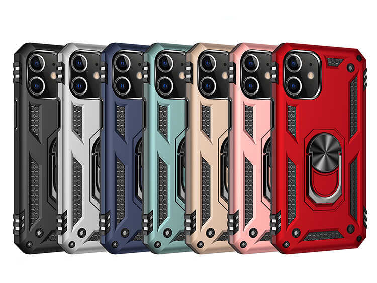 Apple iPhone 12 Mini Kılıf Zore Vega Kapak Mavi