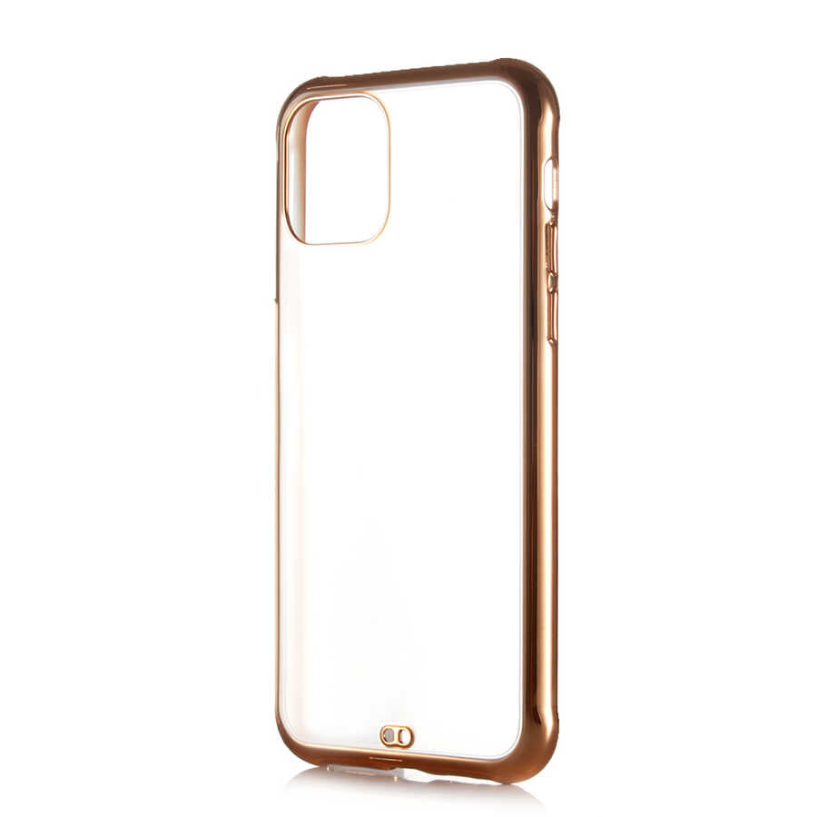 Apple iPhone 12 Mini Kılıf Zore Voit Kapak Gold