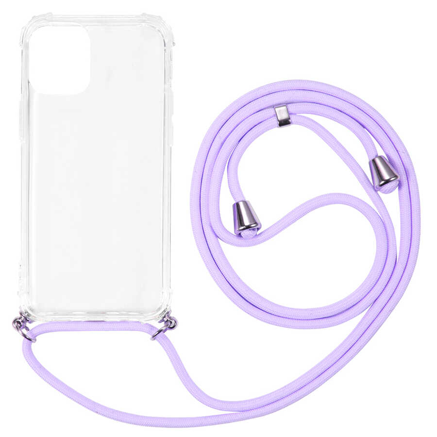 Apple iPhone 12 Mini Kılıf Zore X-Rop Kapak Renksiz