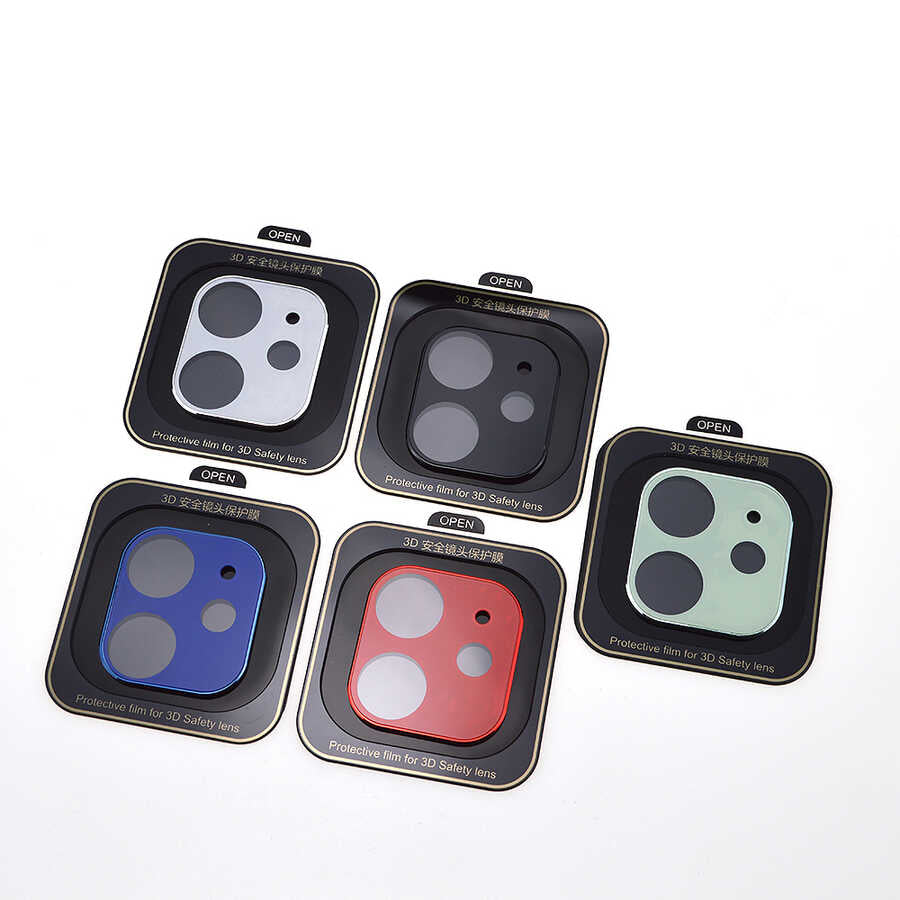 Apple iPhone 12 Mini Zore Kamera Koruyucu Beyaz