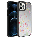 Apple iPhone 12 Pro Kılıf Aynalı Desenli Kamera Korumalı Parlak Zore Mirror Kapak Dallar