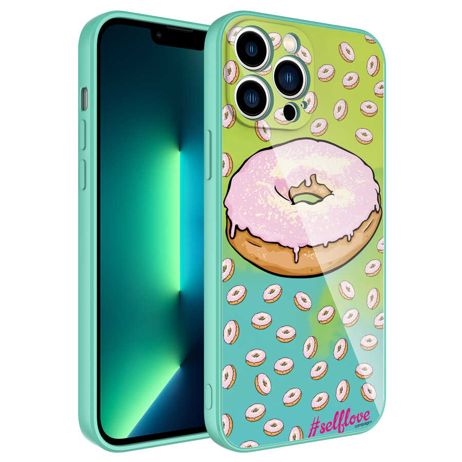 Apple iPhone 12 Pro Kılıf Kamera Korumalı Desenli Sert Silikon Zore Epoksi Kapak NO12