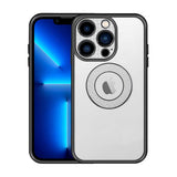 Apple iPhone 12 Pro Kılıf Kamera Korumalı Logo Gösteren Zore Esta Kapak Siyah