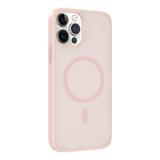 Apple iPhone 12 Pro Kılıf M-safe Şarj Özellikli Babet Kapak Gri