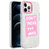 Apple iPhone 12 Pro Kılıf Mermer Desenli Zore Marbello Kapak Pembe
