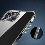 Apple iPhone 12 Pro Kılıf Standlı Şeffaf Silikon Zore L-Stand Kapak Renksiz