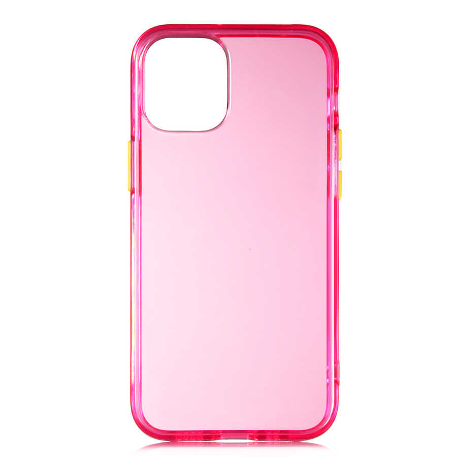Apple iPhone 12 Pro Kılıf Zore Bistro Kapak Pembe