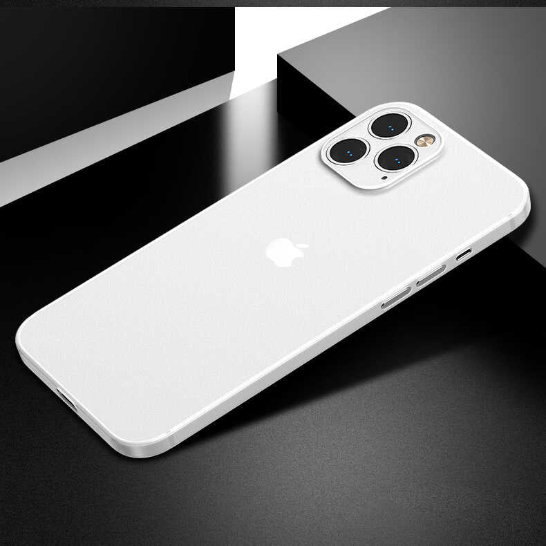 Apple iPhone 12 Pro Kılıf Zore Blok Kapak Renksiz