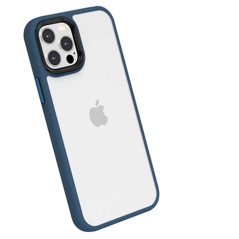 Apple iPhone 12 Pro Kılıf Zore Cann Kapak Mavi