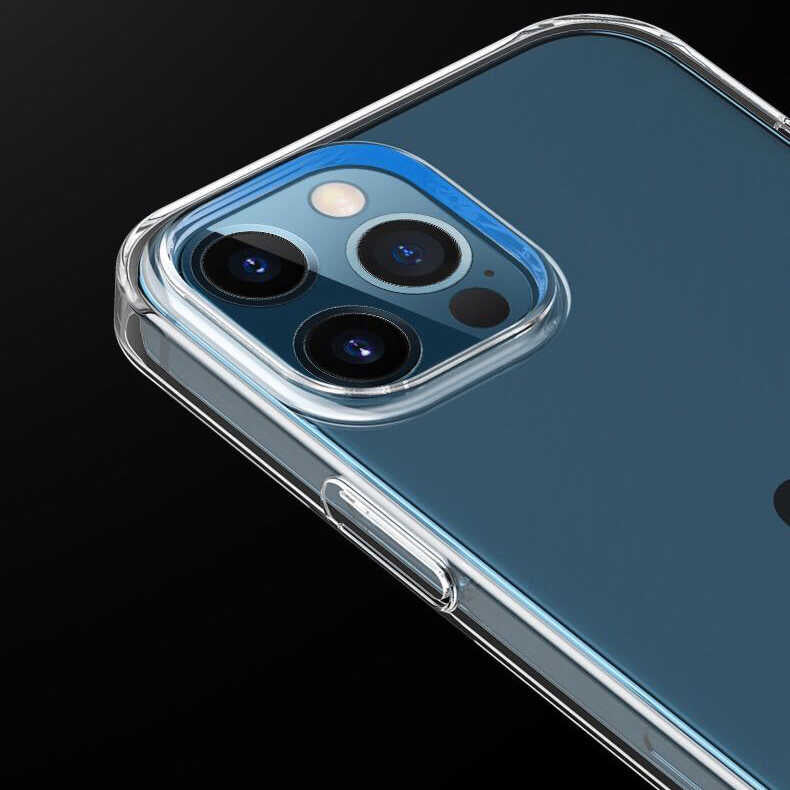 Apple iPhone 12 Pro Kılıf Zore Droga Kapak Renksiz