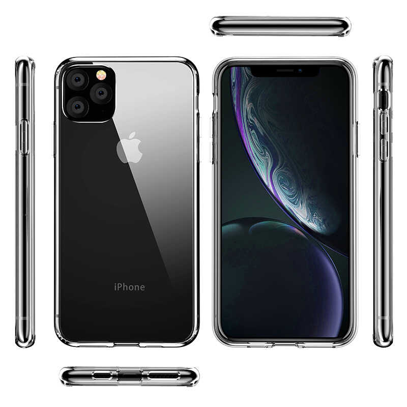 Apple iPhone 12 Pro Kılıf Zore Droga Kapak Renksiz