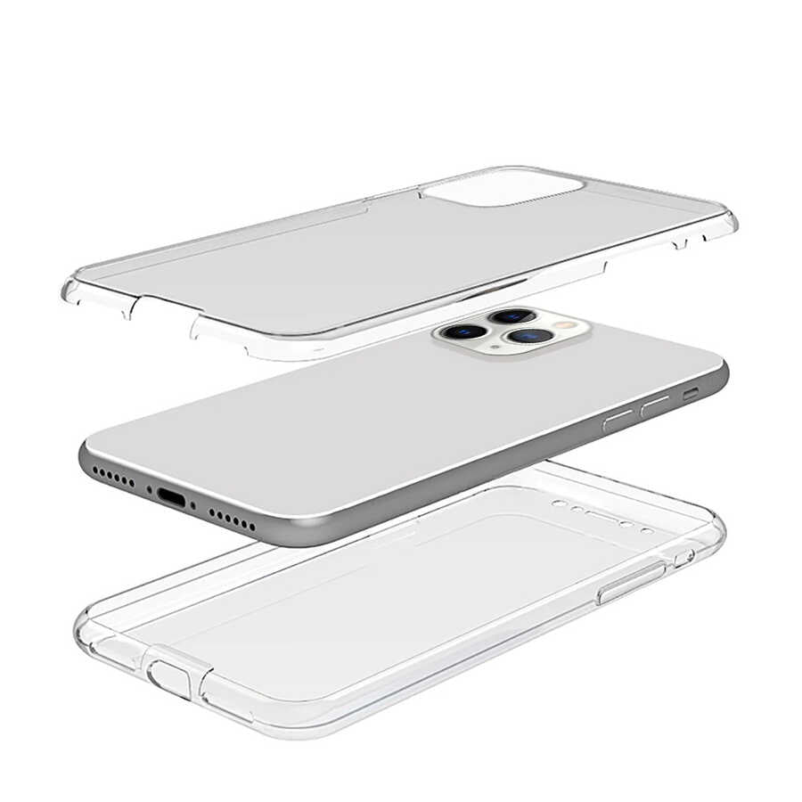 Apple iPhone 12 Pro Kılıf Zore Enjoy Kapak Renksiz