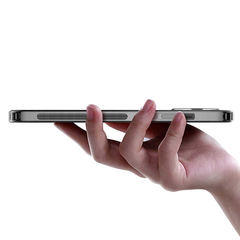 Apple iPhone 12 Pro Kılıf Zore İmax Silikon Siyah