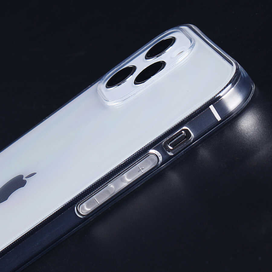 Apple iPhone 12 Pro Kılıf Zore İmax Silikon Siyah
