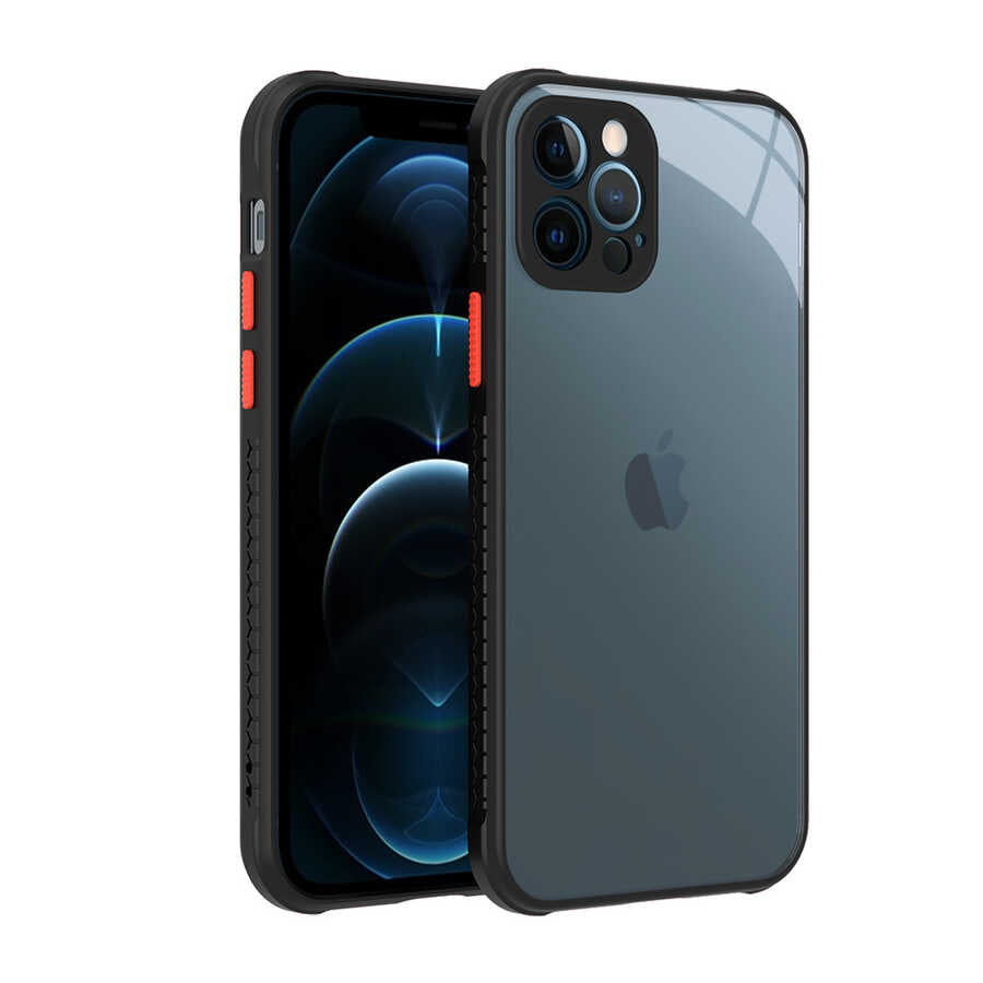 Apple iPhone 12 Pro Kılıf Zore Kaff Kapak Koyu Yeşil